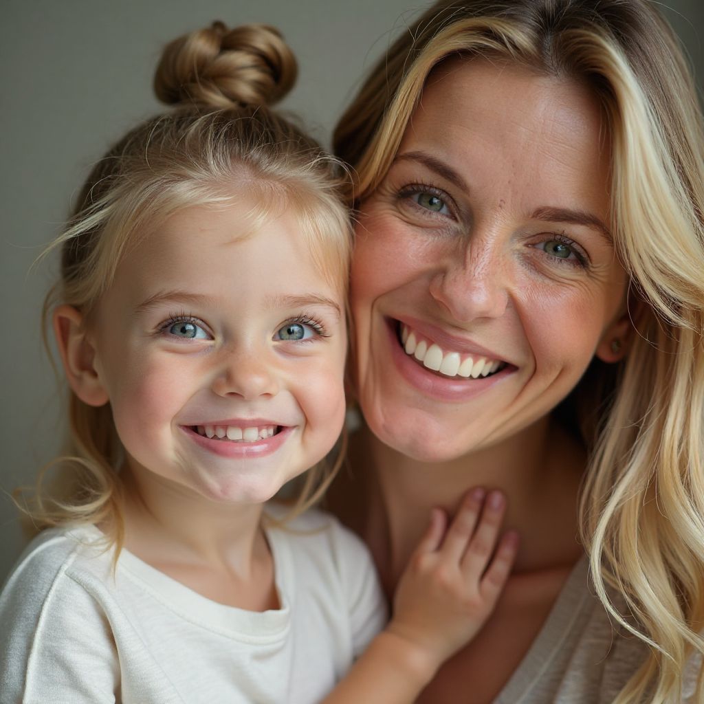 Rachel Thompson with her daughter